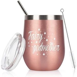 Fairy Godmother Insulated Wine Glass